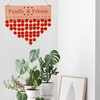 BRICOLAGE Bois Famille Amis Anniversaire Rappel Dates Spéciales Planificateur Conseil Calendrier En Bois Maison Suspendus Décor Cadeau Style 1