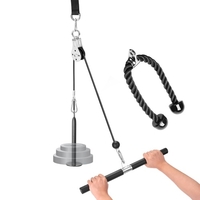 Bricolage poulie corde système de remise en forme appareil de remise en forme auto fait équipement de musculation tirer vers le bas poulie corde système de remise en forme triceps équipement de remise en forme