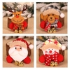 Broche Insigne Rougeoyant Cloche Père Noël,  Bonhomme De Neige,  Wapiti,  Poupée D