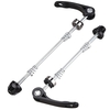 Brochettes de moyeu de roue de vélo Route VTT Moyeu de roue VTT Brochettes avant et arrière Brochettes à dégagement rapide Clip Levier Axe 155 / 190mm