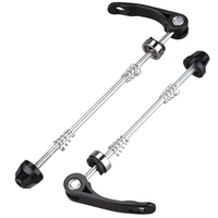 Brochettes de moyeu de roue de vélo Route VTT Moyeu de roue VTT Brochettes avant et arrière Brochettes à dégagement rapide Clip Levier Axe 155 / 190mm