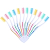 Brosse à dents manuelle Nylon Soft Fine Super Thin Soies Brosses à dents Cavity Cleaning 12 count