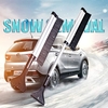 Brosse à neige extensible pour grattoir à glace avec tête de pelle ABS Déneigement sans rayures pour voitures Camions Fenêtres Pare-brise Grattage de verre Outil de déglaçage