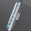 Brosse de nettoyage de toilette jetable avec 7 recharges pour cuvette de toilette tête de brosse détachable murale recharges de baguette de toilette frais pour fournitures de nettoyage de récureur de salle de bain