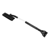 Brosse de nettoyage de voiture 2 en 1 Grattoir à glace Pelle à neige amovible Brosse à dépoussiérer Brosse à poussière Pare-brise automatique Brosse à neige extensible avec poignée en mousse ergonomique pour voitures,  camions et VUS