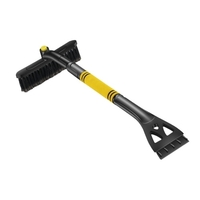 Brosse de nettoyage de voiture 3-en-1 grattoir à glace brosse à neige amovible brosse à poussière enlever la brosse