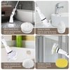 Brosse de nettoyage électrique sans fil avec poignée d