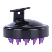 Brosse de shampooing de cheveux de masseur de cuir chevelu peigne de masseur de tête de silicone souple