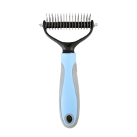 Brosse de toilettage pour animaux de compagnie Double face peigne de démêlage pour animaux de compagnie