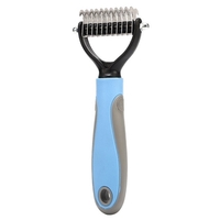 Brosse de toilettage pour animaux de compagnie Double face peigne de démêlage pour animaux de compagnie