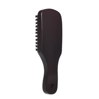 Brosse pour les cheveux de la barbe des hommes Brosse pour les cheveux du visage Rasage Peigne Moustache Brosse Poignée en bois massif