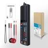 BSIDE 2000 compteurs multimètre à plage automatique multimode intelligent multimètre et détecteur de tension LCD numérique DC / AC tensionmètre testeur de résistance de capacité de fréquence voltmètre avec test de continuité lampe de poche V ~ 