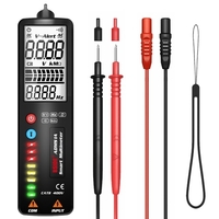 BSIDE ADMS1A Multimètre numérique et détecteur de tension à valeur efficace double bimode Compteur universel intelligent portable 2000 comptages Voltmètre à plage automatique V ~ Alerte Tension CA / CC Mesure de la résistance de la fréquence Test 