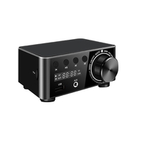 BT 5.0 amplificateur de puissance numérique 2x50W double canal système Audio sans perte stéréo récepteur de son boîte prend en charge la lecture de carte u-disk et TF avec adaptateur 12V pour connecter téléphone tablette ordinateur portable lecteu