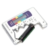 BT-886 Indicateur de capacité de la batterie portable Testeur de niveau de batterie au lithium de taille compacte Affichage numérique Tension de la batterie Compteur de la batterie Détecteur de volt