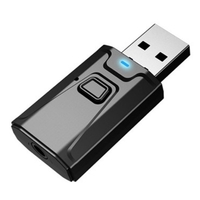 BT récepteur et émetteur adaptateur audio deux en un lecteur gratuit plug and play compatible avec les écouteurs 3 génération émetteur BT