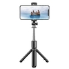 BT Selfie Stick trépied pliable Rotation 360 ° Support de téléphone portable réglable portable multifonctionnel pour prendre des photos en direct