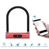 BT Smart Keyless U-Type Lock APP / Clavier Mot de passe Vélos Moto Verrouillage