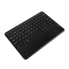 BT3.0 Clavier sans fil 78 touches Clavier rechargeable Conception mince Touches de raccourci multifonctions Prise en charge Android iOS Windows Noir