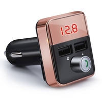 BT5.0 Lecteur MP3 de voiture Transmetteur FM sans fil Audio Musique Stéréo