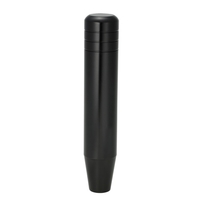 Bâton universel de pommeau de levier de vitesse de course de camion de voiture en aluminium de longueur de 18 cm avec 3 adaptateurs