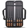 Bâtons de brochette de barbecue 10PCS avec sac de rangement