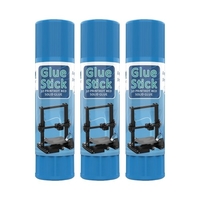 Bâtons de colle pour imprimante 3D Bâtons de colle solide PVP Non toxique lavable pour plate-forme de lit chaud plaque de verre retrait facile 3 pièces