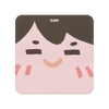 BUBM tapis de souris de dessin animé doux options multiples belle conception remplissage de silicone lisse et durable antidérapant doux-rebond brun