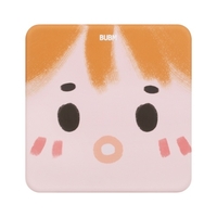 BUBM tapis de souris de dessin animé doux options multiples belle conception remplissage de silicone lisse et durable antidérapant doux-rebond brun