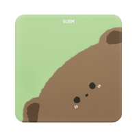 BUBM tapis de souris de dessin animé doux options multiples belle conception remplissage de silicone lisse et durable antidérapant doux-rebond brun