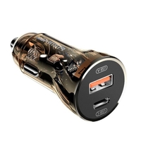 BUWEI adaptateur de Charge de voiture QC4.0+PD30W double Port dispositif de Charge rapide chargeurs de téléphone 12-24V pour voiture camion SUV