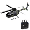 C186Pro 2.4Ghz 4 canaux RC hélicoptère simple hélice sans ailerons 6 axes gyroscope stabilisation Altitude tenir RC avion