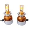 C6 Universal Automobile Phare Or Modifié Lampe Kit Voiture LED Conversion COB Ampoules Lampes Lumière Blanche 6500K