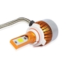 C6 Universal Automobile Phare Or Modifié Lampe Kit Voiture LED Conversion COB Ampoules Lampes Lumière Blanche 6500K