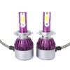 C6 Universal Car LED Phare Violet Auto Modifié Lampe de Conversion Kit COB Ampoules Lampes Lumière Blanche 6500K