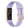 C60 Bracelet de température corporelle Montre Bracelet de sport intelligent 3ATM Étanche Fréquence cardiaque Pression artérielle Oxygène Surveillance de la température corporelle Exercice Step Sports Bracelet intelligent Contrôle de la caméra