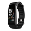 C6T Température du corps Bracelet Montre Smart Sports Bracelet IP67 Informations Pousser Sommeil Étape D