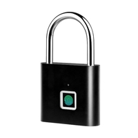 Cadenas intelligent à empreintes digitales Rechargeable sans clé 10 empreintes digitales Code Morse Déverrouillage d