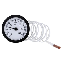 Cadran indicateur de température capillaire du thermomètre avec 1, 5 m capteur 0-120 ° C pour mesurer l