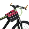 Cadre Docooler détachables Bike Bicycle Cycle avant Sac avant Tube Sac pochette Paquet Croix-corps sac