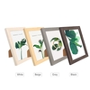 Cadre photo en bois naturel Eco de 8 pouces avec cadre en acrylique haute définition pour suspension murale et affichage photo sur table