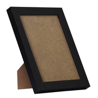 Cadre photo en bois naturel Eco de 8 pouces avec cadre en acrylique haute définition pour suspension murale et affichage photo sur table