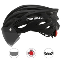 Cairbull Bike Riding Casque avec lentille et feu arrière Brid