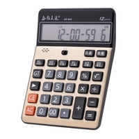 Calculatrice de bureau musicale de calculatrice électronique de comptabilité de grand affichage d