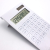 Calculatrice de bureau Ultra-mince 12 chiffres Grand écran Solaire et batterie Boutons en cristal à double alimentation Compteur de base