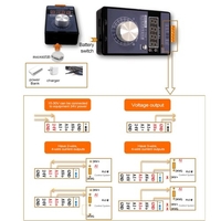 Calibrateur ajustable de simulateur de courant de tension de poche de générateur de signal 0-5V 0-10V 4-20mA de haute précision