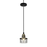 CalmGeek AC220-240V 40W (Max.) Plafonnier de style rétro industriel E27 Support de douille de base pour chambre à coucher Salon Salle d