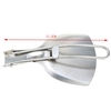 Camping & randonnée pelles de cuisson extérieures pliage inox Camping pelle spatule ustensiles de pique-nique pliable