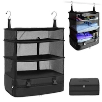 Camping en plein air Portable sac de rangement pliable suspendu sac de rangement en filet de camping sac en filet