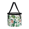 Camping pliant seau 20L lavage vaisselle auto-conduite seau de pêche sac de matériel de pêche Camping randonnée seau de rangement